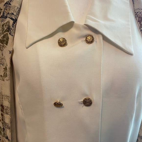 Vintage 80’s Reina layered floral blouse size md - Picture 3 of 11